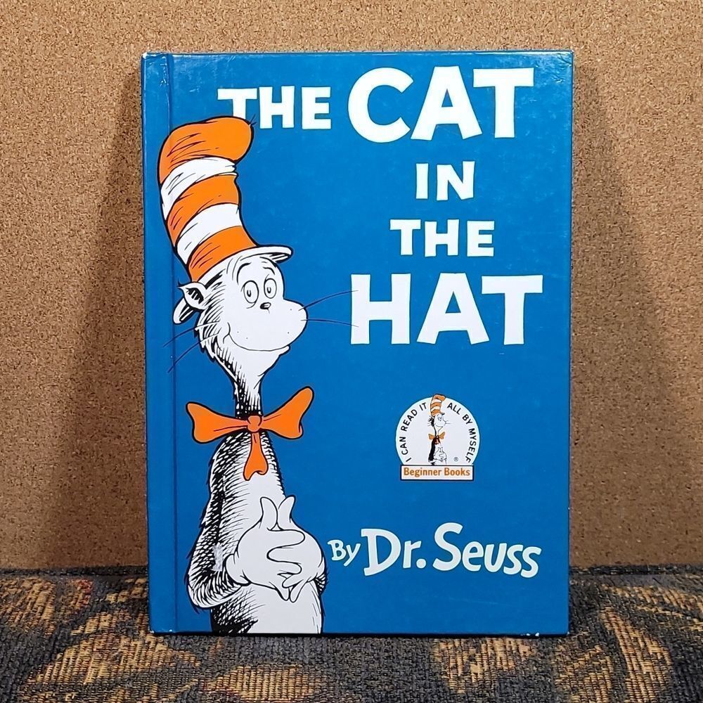 The Cat in The Hat By Dr. Seuss- Hard Cover Book #1